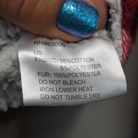 CI Sono plaid Sherpa lined button down shirt - Picture 6 of 7